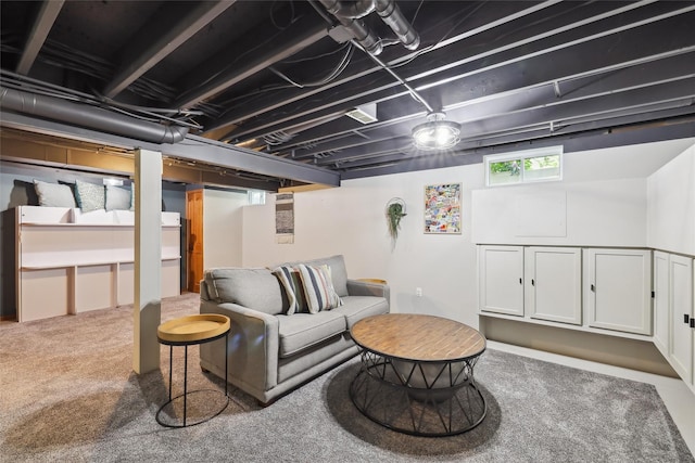 6935 NW 88th Ave, Johnston, IA 50131 - living room featuring carpet floors