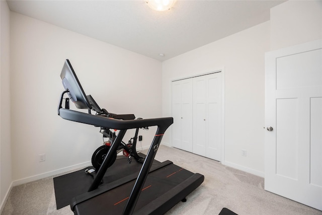 523 NE Vista Ln, Ankeny, IA 50021 - exercise area with baseboards and carpet flooring