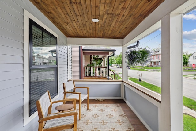 1107 24th St, Des Moines, IA 50311 - view of unfurnished sunroom