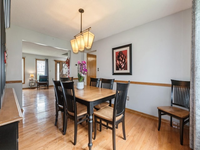 2190 NW 147th St, Clive, IA 50325 - dining room with light wood finished floors and baseboards