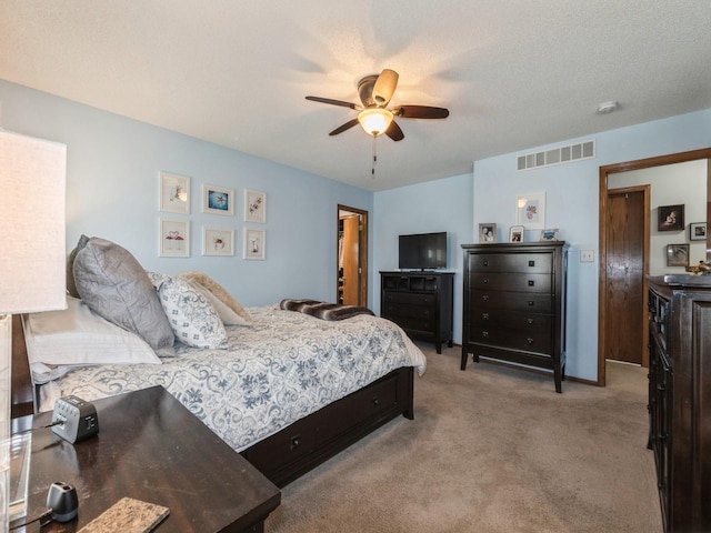2190 NW 147th St, Clive, IA 50325 - bedroom featuring light colored carpet and a ceiling fan