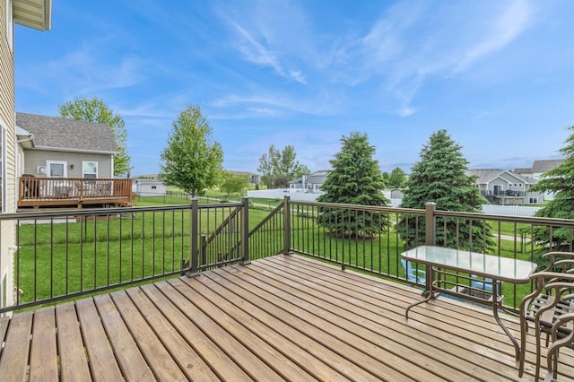 900 SE Woodbine Dr, Grimes, IA 50111 - deck featuring a residential view