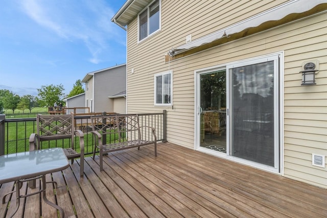 900 SE Woodbine Dr, Grimes, IA 50111 - view of wooden terrace