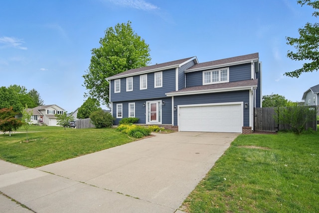 6173 Pommel Pl, West Des Moines, IA 50266 - colonial house featuring concrete driveway and an attached garage
