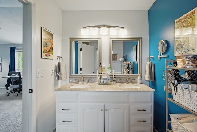 6173 Pommel Pl, West Des Moines, IA 50266 - bathroom featuring double vanity