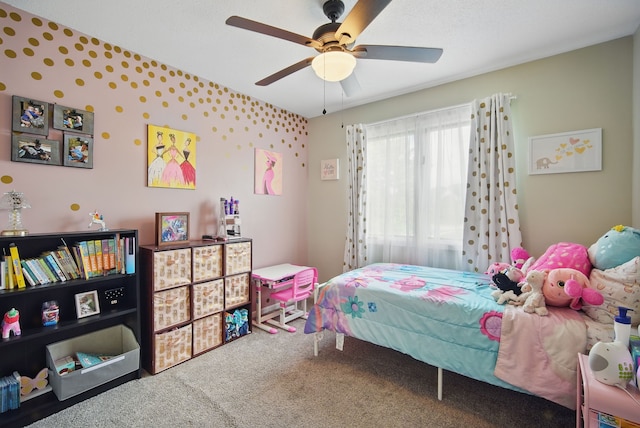 6173 Pommel Pl, West Des Moines, IA 50266 - bedroom with carpet flooring and ceiling fan