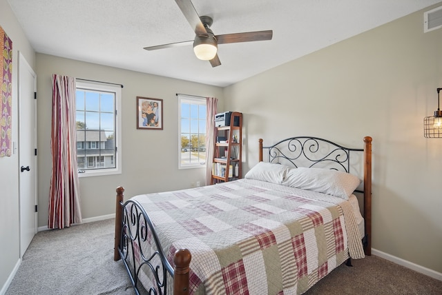 6173 Pommel Pl, West Des Moines, IA 50266 - carpeted bedroom with baseboards and a ceiling fan