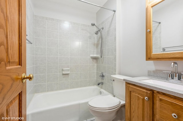 4337 Park Ct, Urbandale, IA 50322 - full bath with vanity, toilet, and shower / tub combination