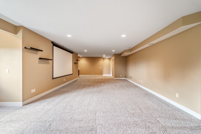 916 NE Silkwood St, Grimes, IA 50111 - unfurnished room with recessed lighting, baseboards, and light colored carpet