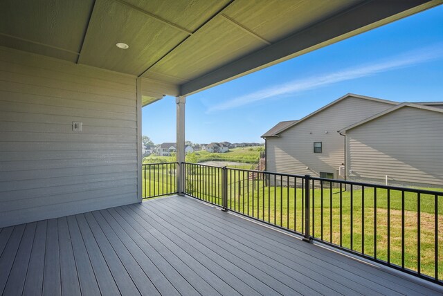 16332 Northpark Dr, Urbandale, IA 50323 - deck with a yard
