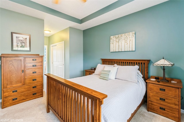 703 NE 46th Ct, Ankeny, IA 50021 - bedroom featuring light colored carpet and a closet