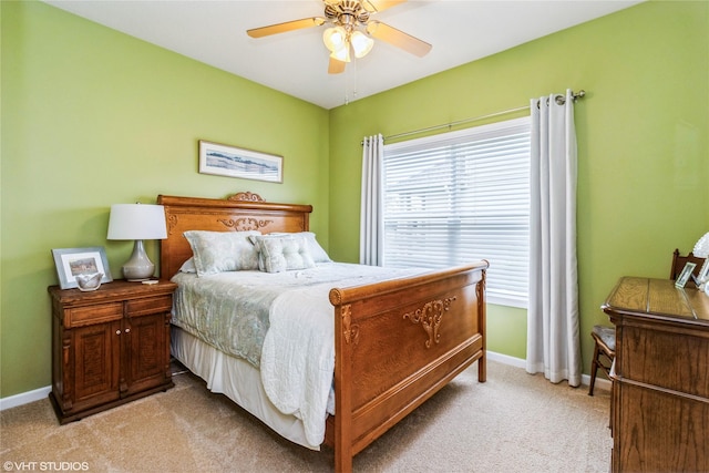 703 NE 46th Ct, Ankeny, IA 50021 - bedroom featuring carpet floors, baseboards, and a ceiling fan