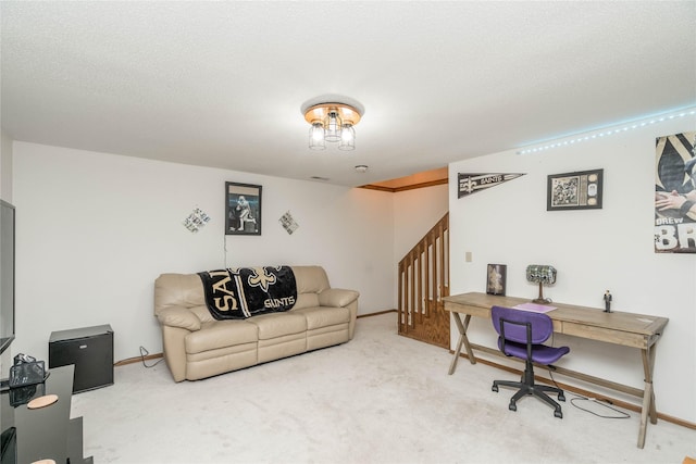 10490 Elmcrest Dr, Clive, IA 50325 - home office with carpet and baseboards
