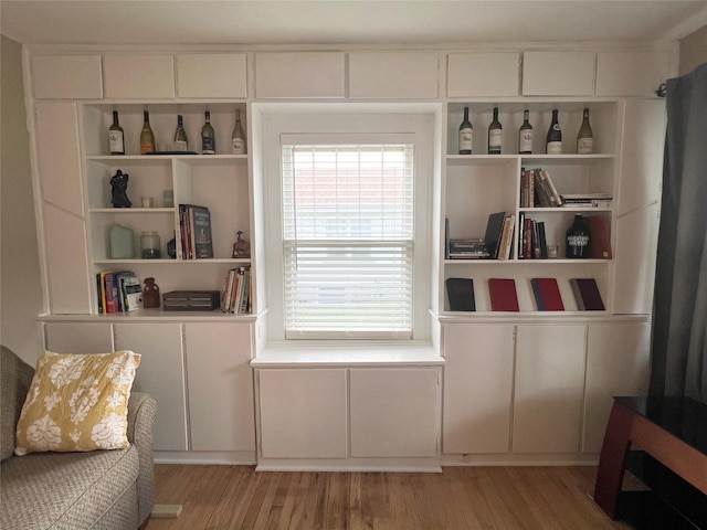 311 W 8th St S, Newton, IA 50208 - sitting room featuring light wood finished floors and built in features