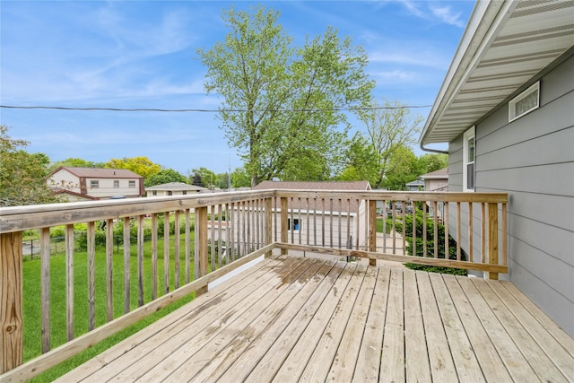602 SE 7th St, Ankeny, IA 50021 - wooden deck featuring a lawn