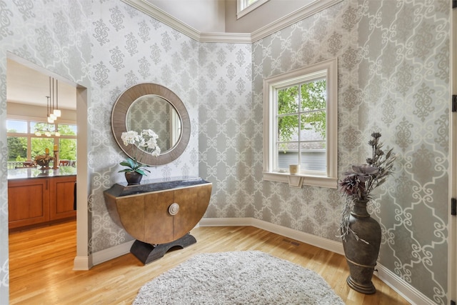 1176 Glen Oaks Dr, West Des Moines, IA 50266 - bathroom with wood finished floors, baseboards, and vanity