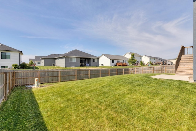 3309 NW Reinhart Dr, Ankeny, IA 50023 - view of yard featuring a residential view and stairway