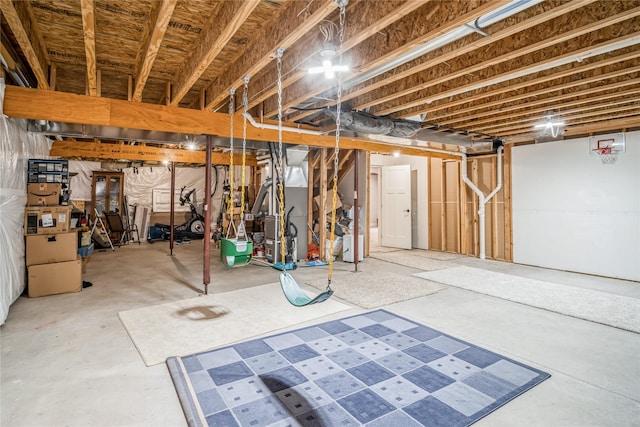 2658 SW 20th Cir, Ankeny, IA 50023 - unfinished basement with heating unit