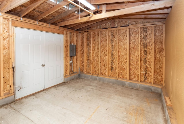 936 15th St, West Des Moines, IA 50265 - garage with electric panel