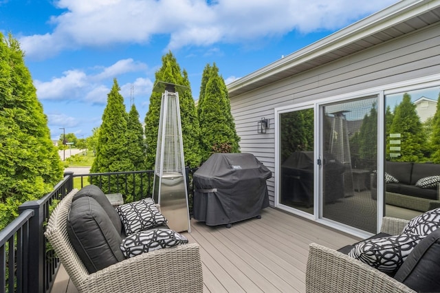5645 Prairie Grass Dr, Johnston, IA 50131 - deck with grilling area