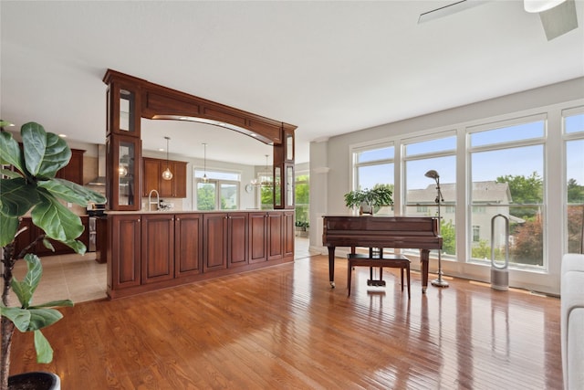3322 Harrison Rd, Ames, IA 50010 - sitting room with plenty of natural light and light wood finished floors