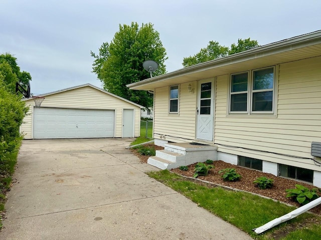 160 Bel Aire Dr, Waukee, IA 50263 - view of front of house featuring a garage and an outdoor structure