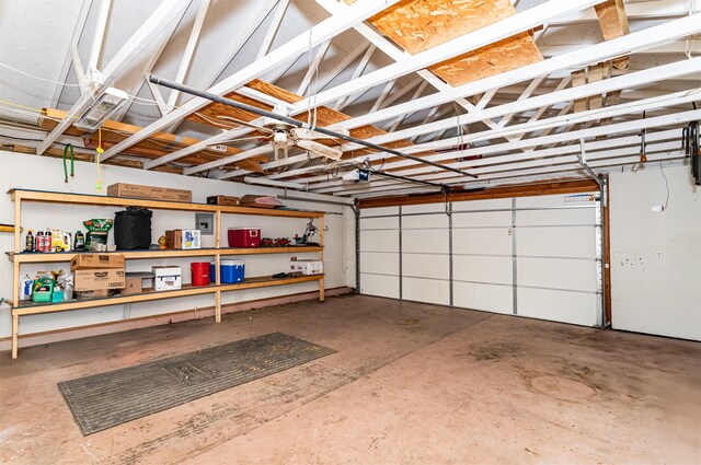 113 N Locust St, Madrid, IA 50156 - garage featuring a garage door opener