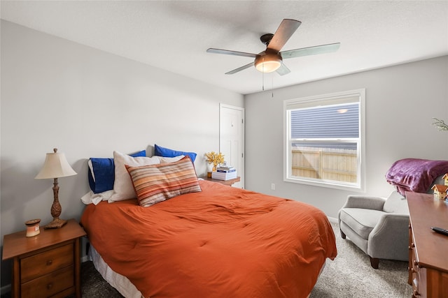 2320 SE Maxwell Dr, Waukee, IA 50263 - bedroom with carpet flooring and a ceiling fan