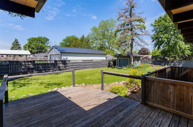 201 Jet St SW, Mitchellville, IA 50169 - view of wooden deck