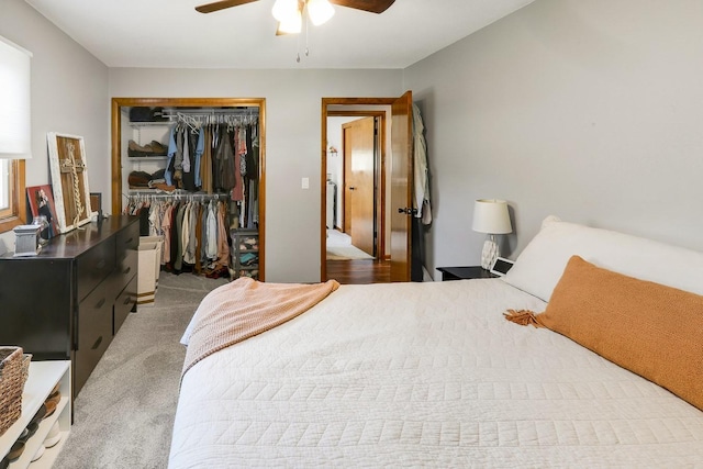 216 E 9th St, Pella, IA 50219 - bedroom with a closet and ceiling fan