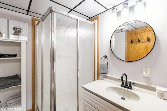 529 NW State St, Ankeny, IA 50023 - full bath featuring a shower stall and vanity