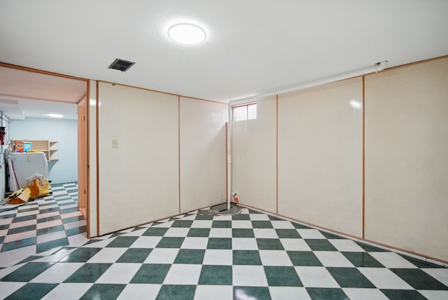 2620 Arnold Rd, Des Moines, IA 50310 - below grade area featuring tile patterned floors