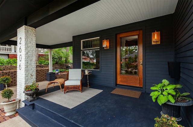 2606 Forest Dr, Des Moines, IA 50312 - view of exterior entry featuring covered porch