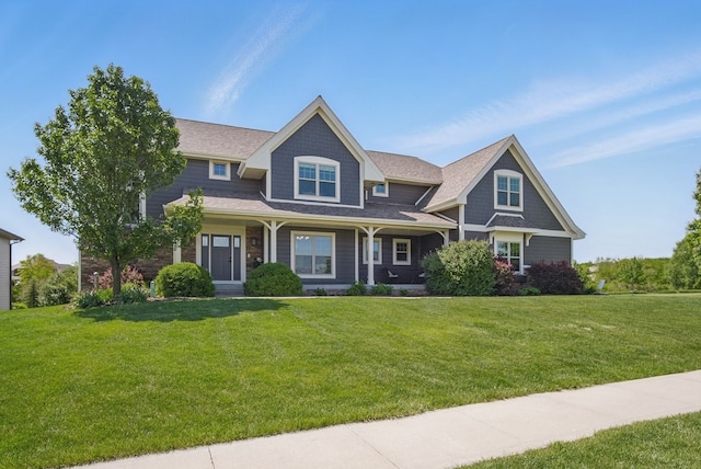 9012 NW 72nd Pl, Johnston, IA 50131 - view of front of property featuring a front lawn and a shingled roof