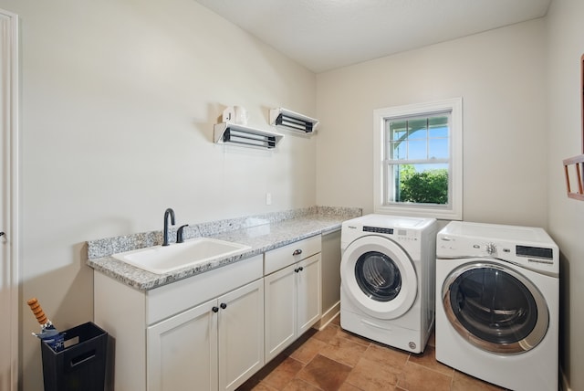 9012 NW 72nd Pl, Johnston, IA 50131 - washroom with washer and clothes dryer and cabinet space