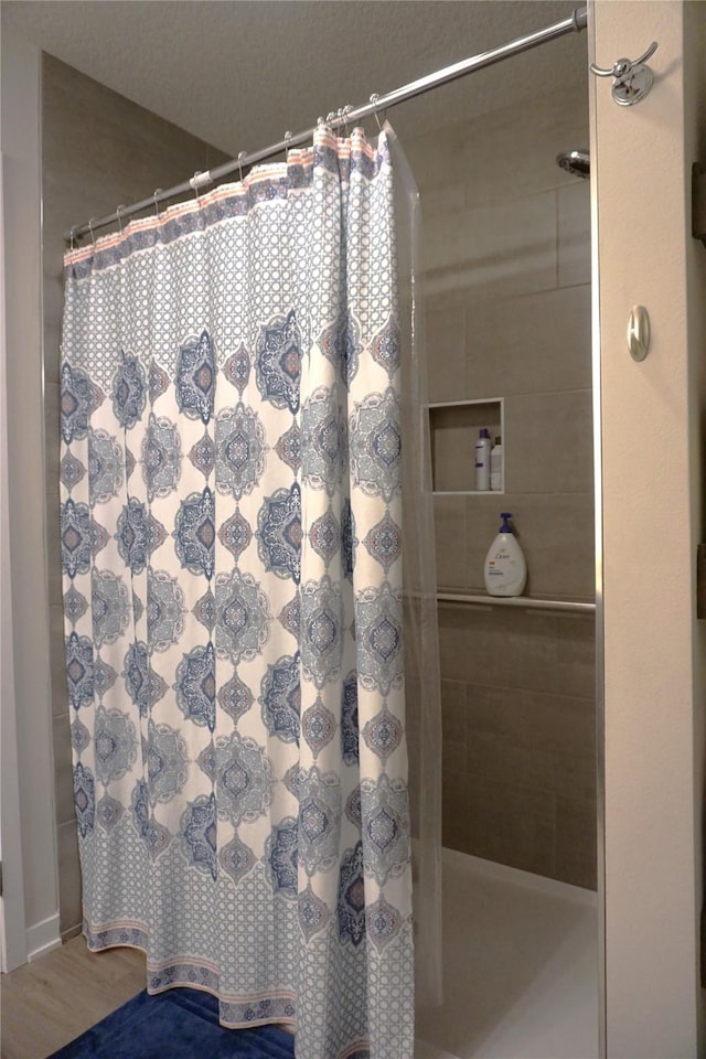 507 W Madison St, Winterset, IA 50273 - bathroom featuring a shower with curtain