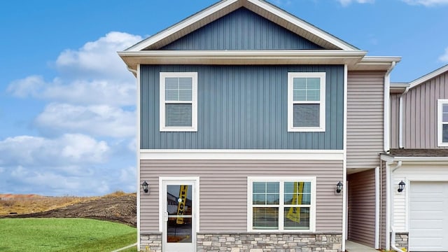 1038 Maple St, Waukee, IA 50263 - view of front of property with stone siding