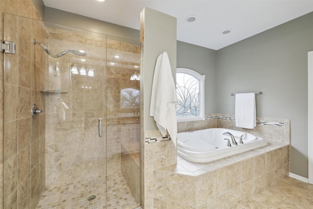 6909 Capitol View Ct, Johnston, IA 50131 - bathroom with a shower stall and a bath
