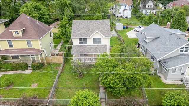 1540 8th St, Des Moines, IA 50314 - aerial view of residential area