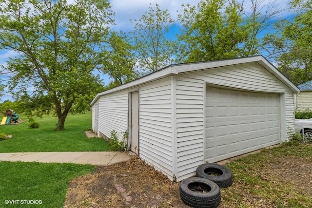 201 Main St, New Virginia, IA 50210 - view of detached garage