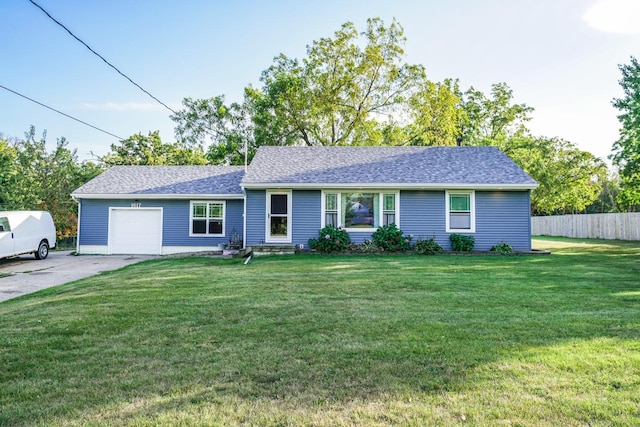 1617 Evergreen Ave, Des Moines, IA 50320 - single story home with a garage, driveway, and roof with shingles