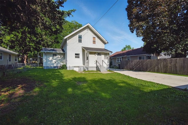 3421 Amherst St, Des Moines, IA 50313 - rear view of property featuring entry steps