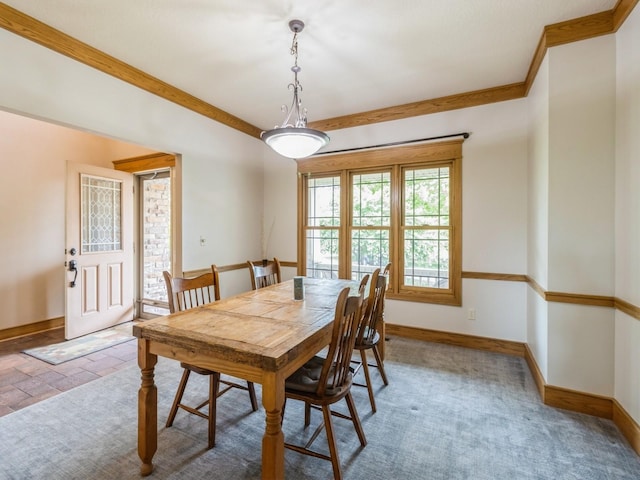 6818 Jules Verne Ct, Johnston, IA 50131 - dining area with baseboards