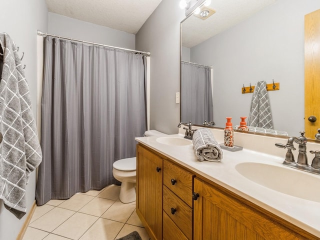 6818 Jules Verne Ct, Johnston, IA 50131 - full bath with toilet, double vanity, and tile patterned floors