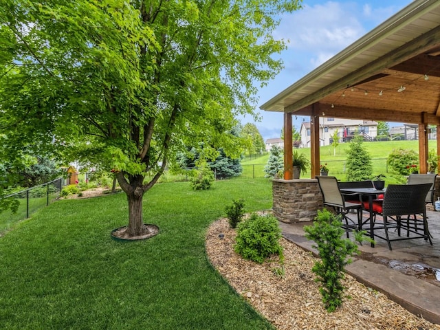 6818 Jules Verne Ct, Johnston, IA 50131 - view of yard with a patio area and outdoor dining space