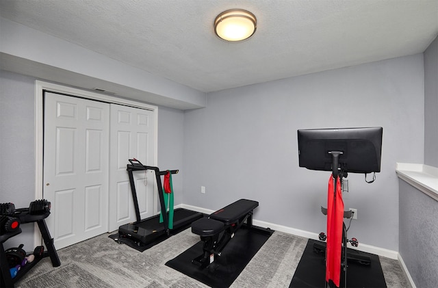 1880 Brodie St, Waukee, IA 50263 - workout room featuring carpet and baseboards