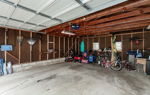 4006 67th St, Urbandale, IA 50322 - garage featuring a garage door opener