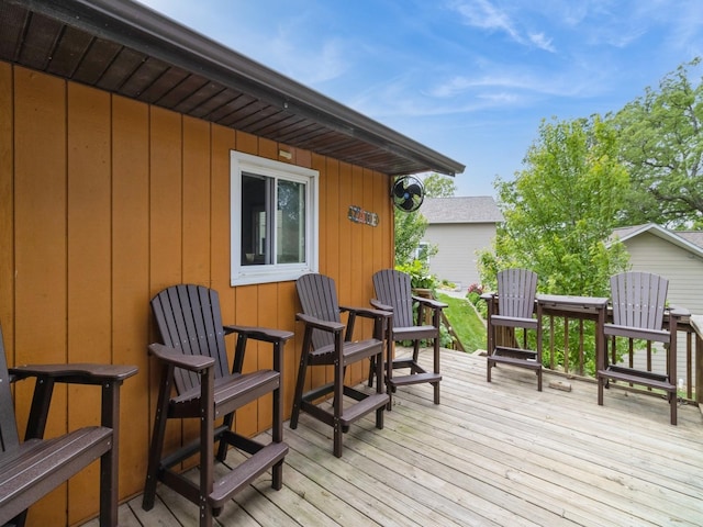 201 Cottage Ln, Montezuma, IA 50171 - view of wooden deck