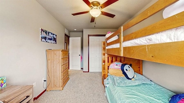 1401 N 6th St Unit 7, Indianola, IA 50125 - bedroom featuring carpet floors and ceiling fan