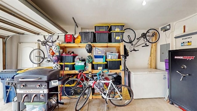 1401 N 6th St Unit 7, Indianola, IA 50125 - garage with electric panel